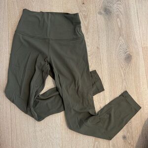 Lululemon Align Olive Green High-Waisted Leggings